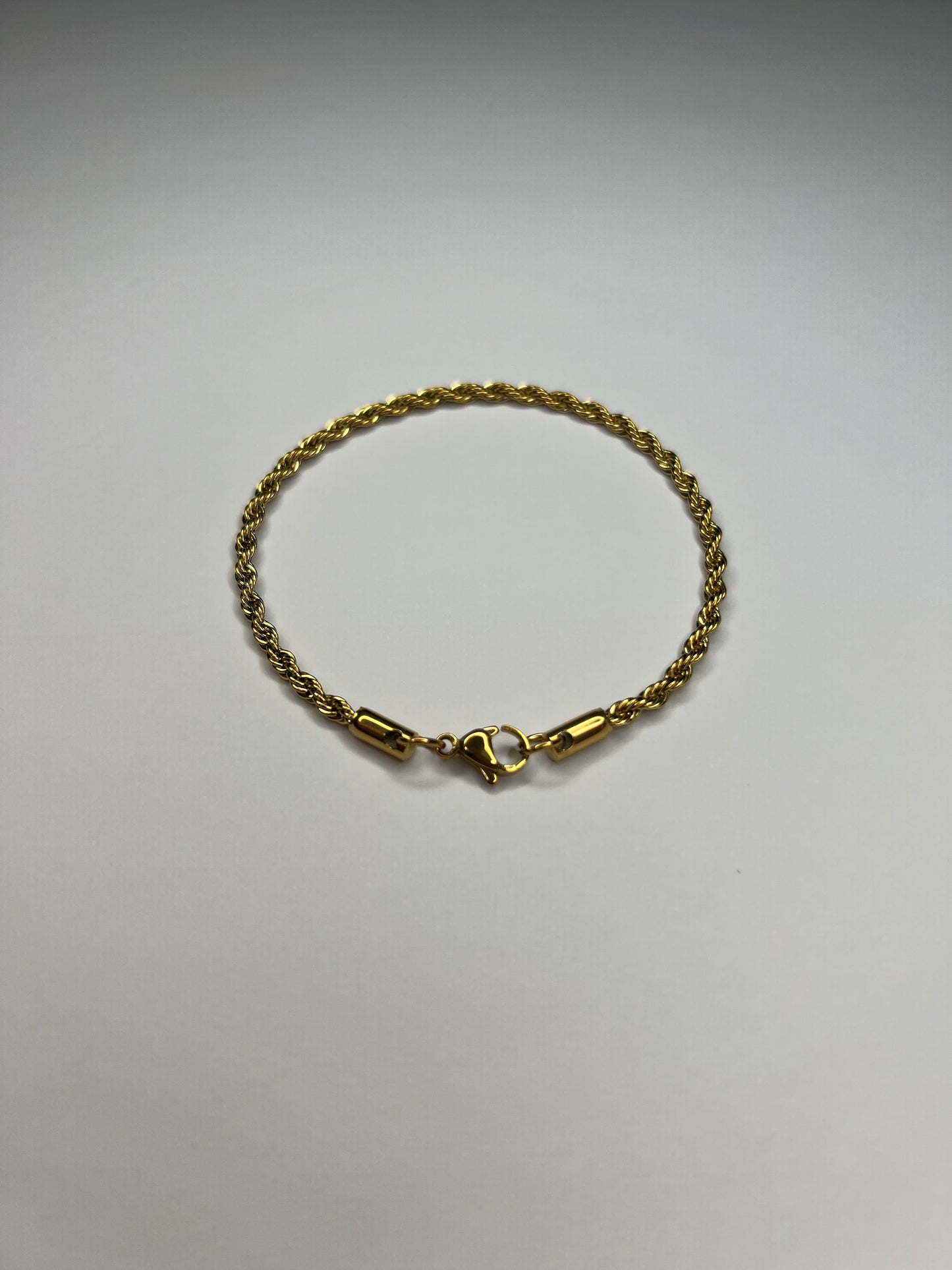 CLEAN ROPE BRACELET - 3MM GOLD
