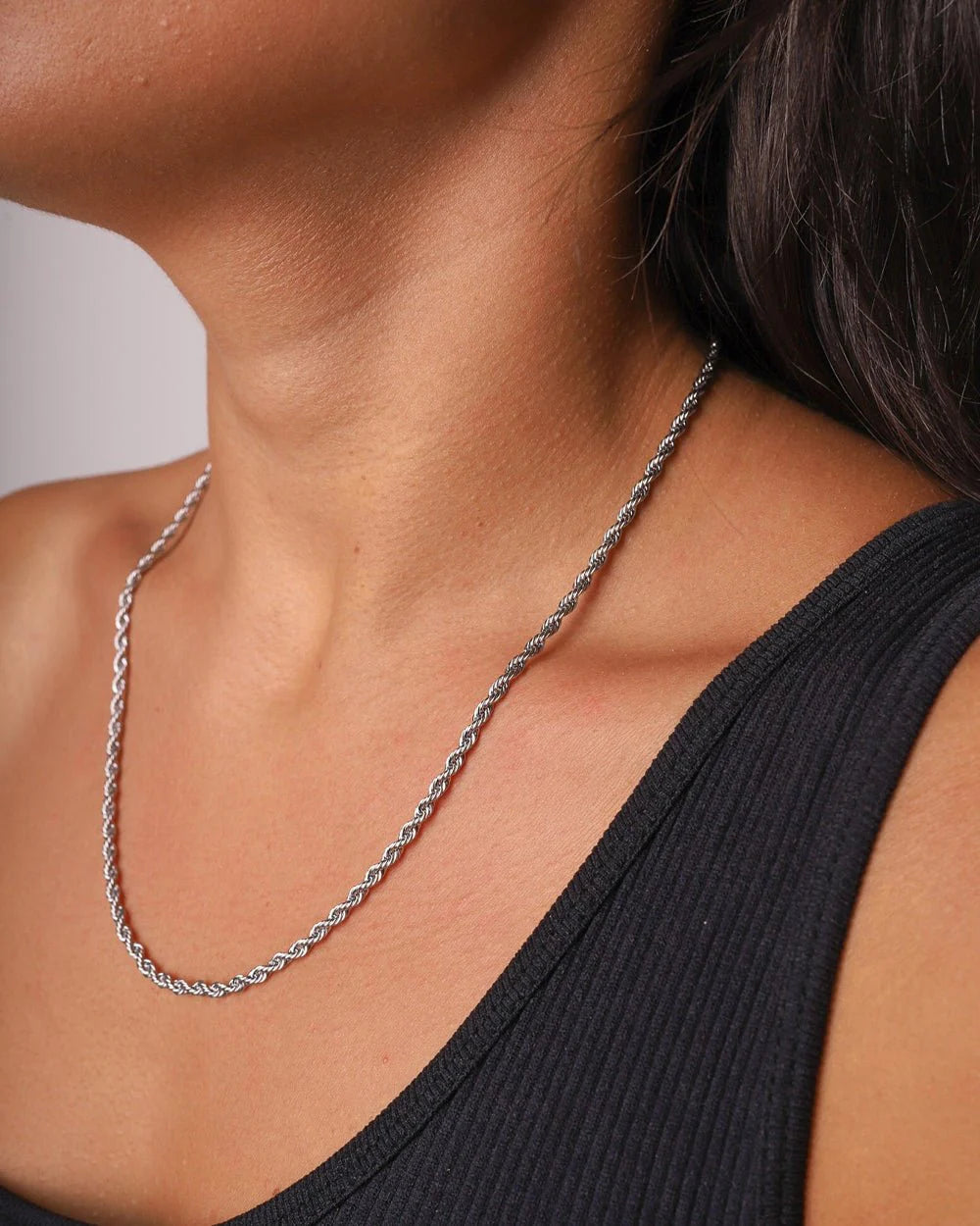CLEAN ROPE CHAIN - 3MM SILVER