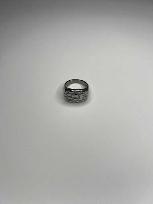 NUGGET RING - SILVER